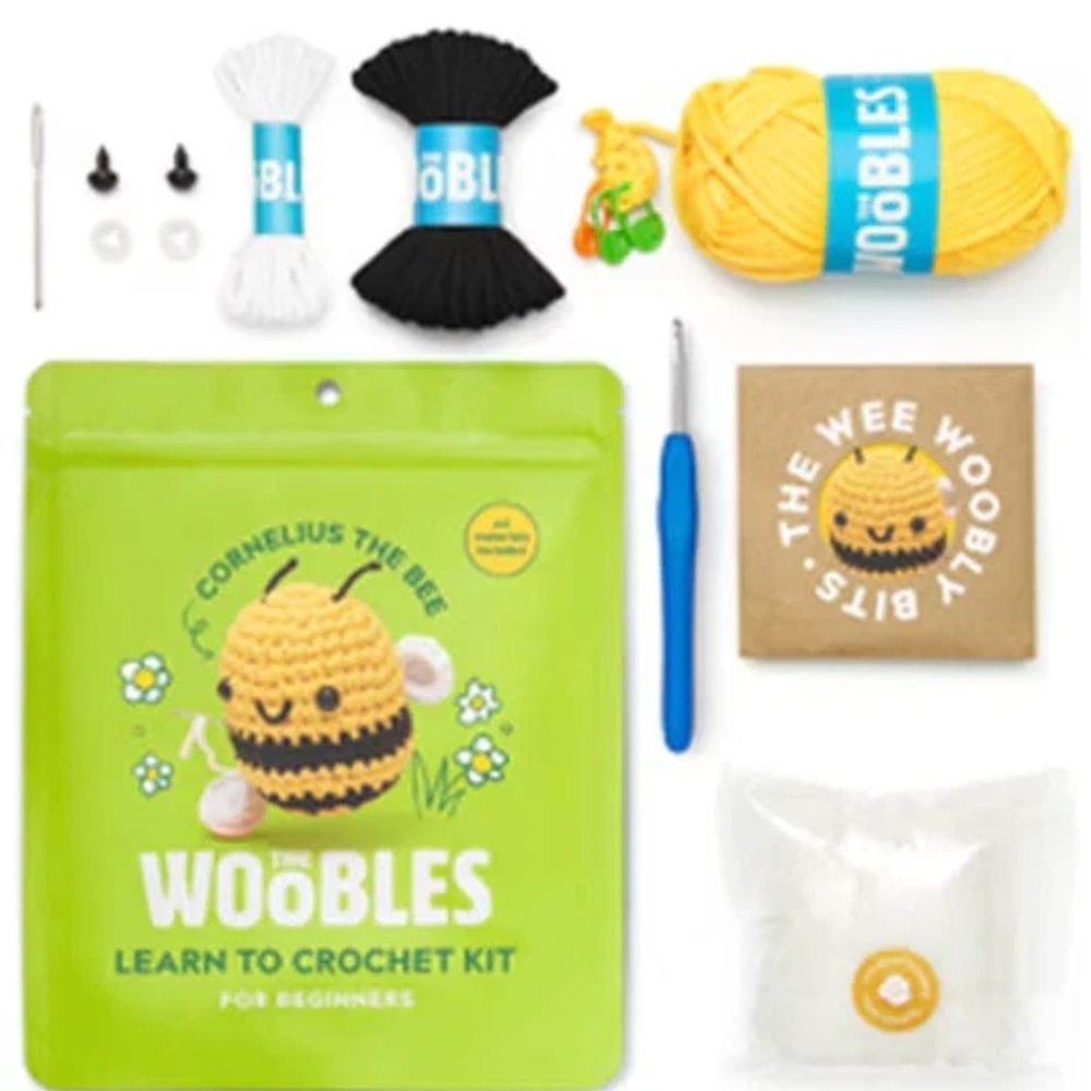 The Woobles Crochet Kit🌟Bumble Bee